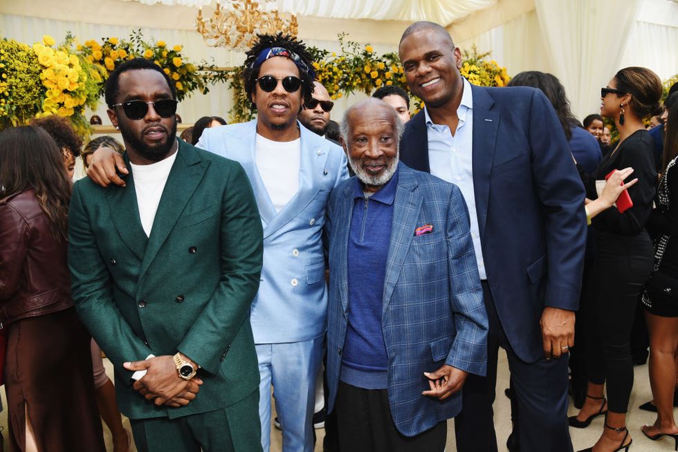 Diddy, JAY-Z, Clarence Avant 
