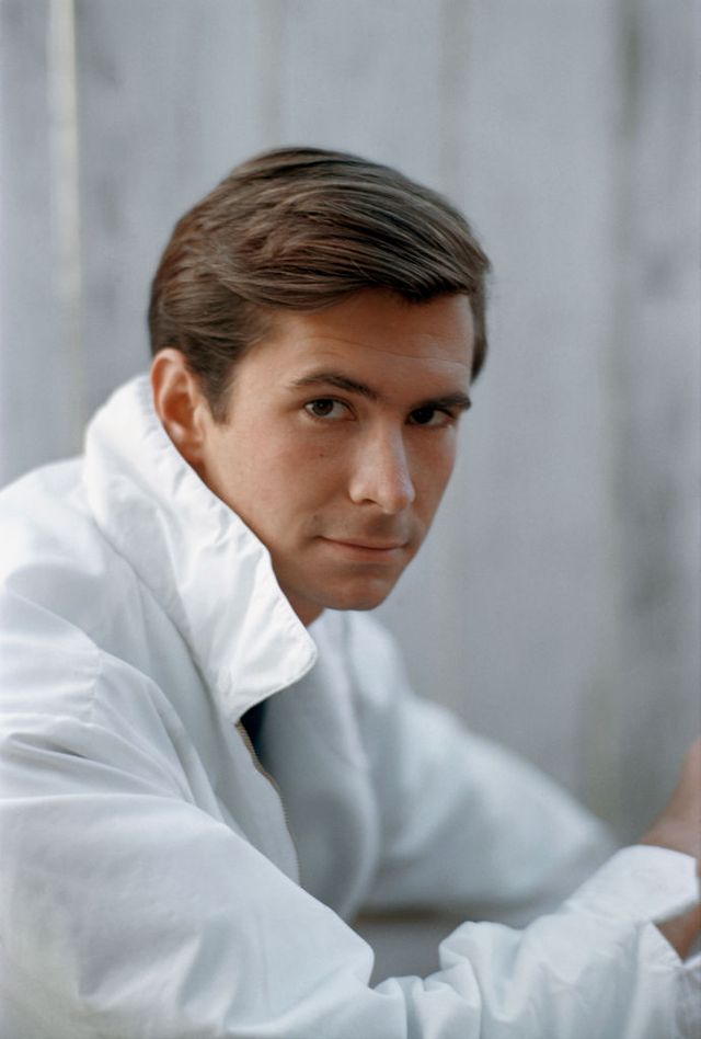 los angeles   1958  actor anthony perkins poses for a portrait at home in 1958  in los angeles, california  photo by richard c millerdonaldson collectiongetty images