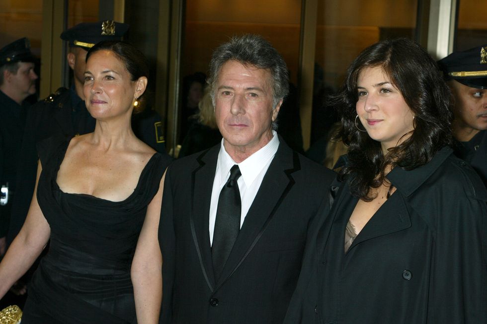 Lisa Hoffman, Dustin Hoffman, and daughter Becky Hoffman