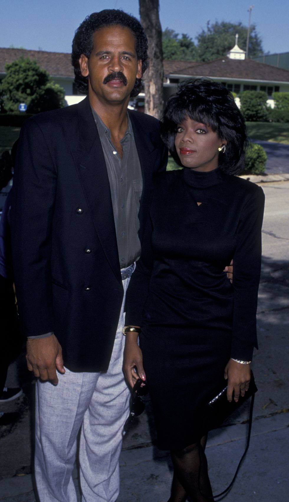 Stedman and Oprah in 1989.​
