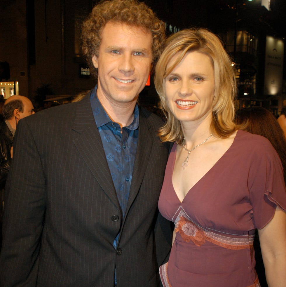 will ferrell and viveca paulin during dreamworks premiere of old school   arrivals at graumans chinese theatre in hollywood, ca, united states photo by jeff kravitzfilmmagic, inc