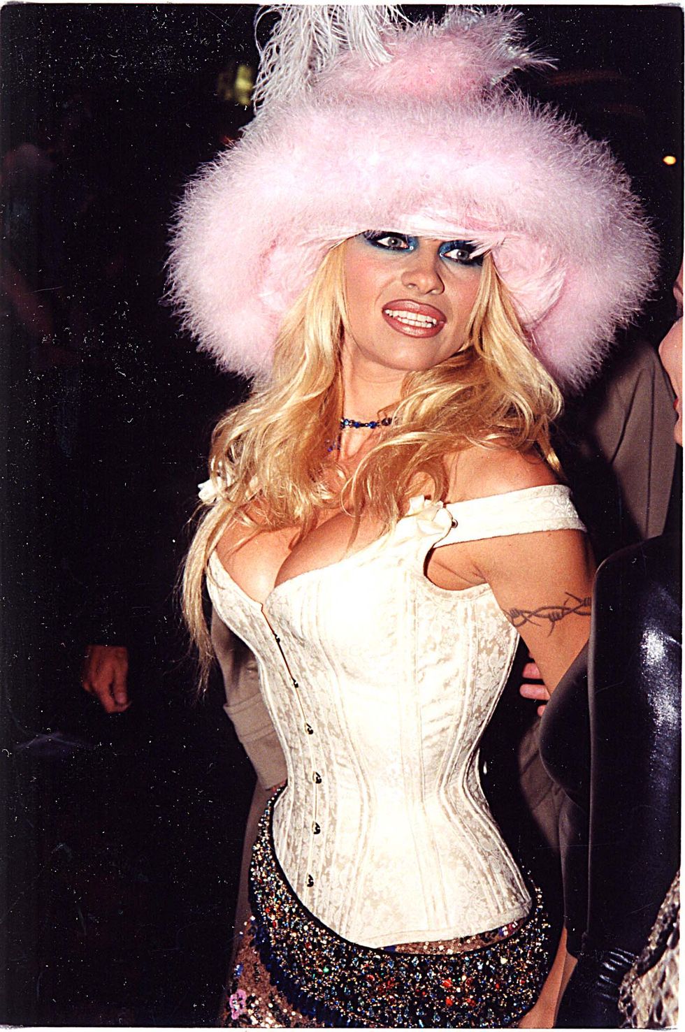 pamela anderson during 1999 mtv video music awards at lincoln center in new york city, new york, united states photo by jeff kravitzfilmmagic, inc
