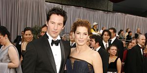 keanu reeves and sandra bullock during the 78th annual academy awards   arrivals at kodak theatre in hollywood, california, united states photo by sgranitzwireimage