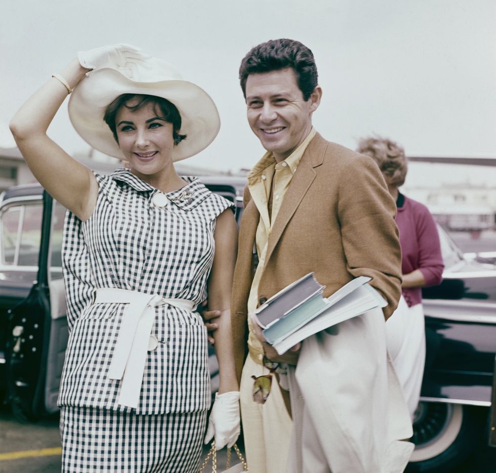 Elizabeth Taylor and Eddie Fisher, circa 1960