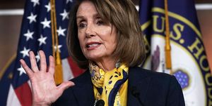 House Speaker Nancy Pelosi Holds Weekly News Conference At The Capitol