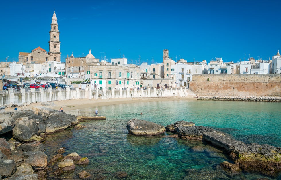 scenic sight in monopoli, bari province, puglia apulia, southern italy
