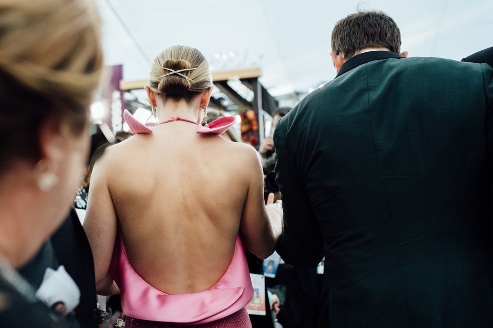 Red, Pink, Event, Muscle, Back, Crowd, Photography, Recreation, Ceremony, Chest, 