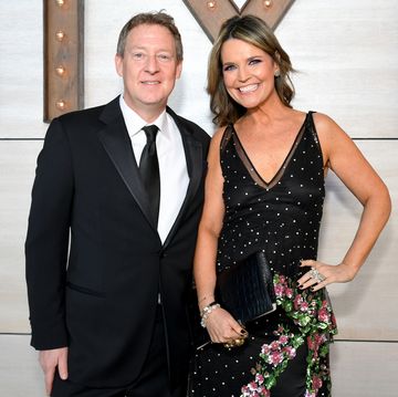 beverly hills, ca   february 24 exclusive access, special rates apply  michael feldman l and savannah guthrie attend the 2019 vanity fair oscar party hosted by radhika jones at wallis annenberg center for the performing arts on february 24, 2019 in beverly hills, california  photo by emma mcintyre vf19wireimage