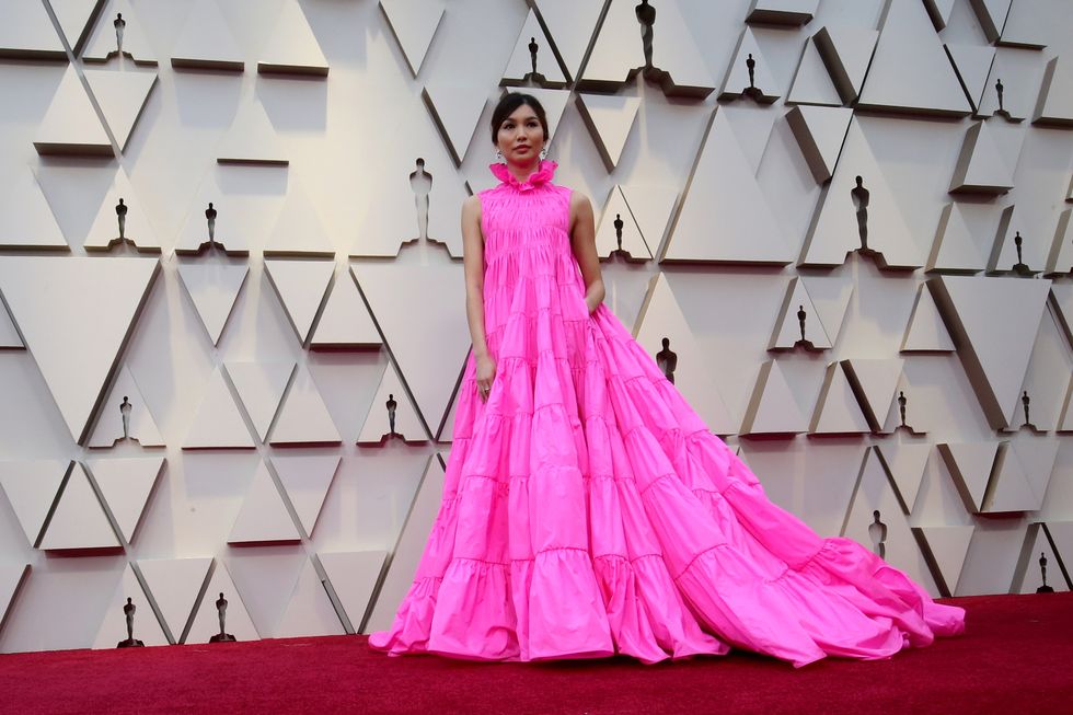 Gemma Chans Oscars red carpet 2019