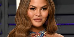 beverly hills, ca   february 24  chrissy teigen attends the 2019 vanity fair oscar party hosted by radhika jones at wallis annenberg center for the performing arts on february 24, 2019 in beverly hills, california  photo by jon kopaloffwireimage