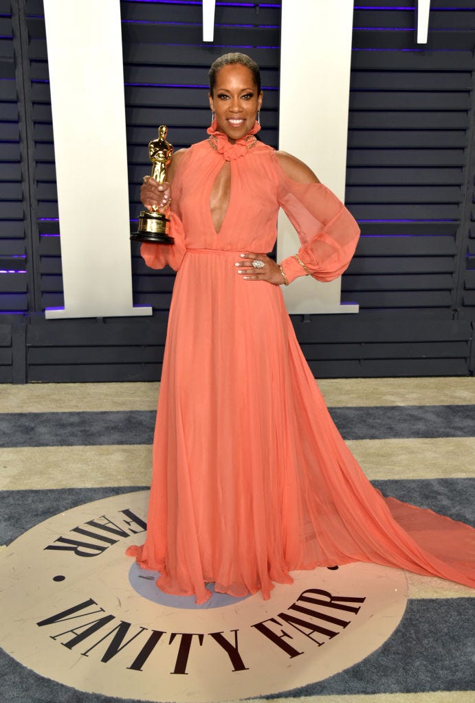 Regina King at the Vanity Fair Oscars party