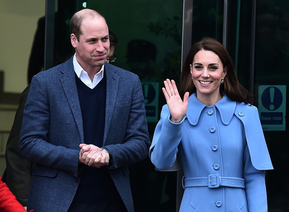 ballymena, northern ireland   february 28 prince william, duke of cambridge and catherine, duchess of cambridge engage in a walkabout in ballymena town centre on february 28, 2019 in ballymena, northern ireland prince william last visited belfast in october 2017 without his wife, catherine, duchess of cambridge, who was then pregnant with the couples third child  this time they concentrate on the young people of northern ireland their engagements include a visit to windsor park stadium, home of the irish football association, activities at the roscor youth village in fermanagh, a party at the belfast empire hall, cinemagic, a charity that uses film, television and digital technologies to inspire young people and finally dropping in on a surestart early years programme photo by charles mcquillangetty images
