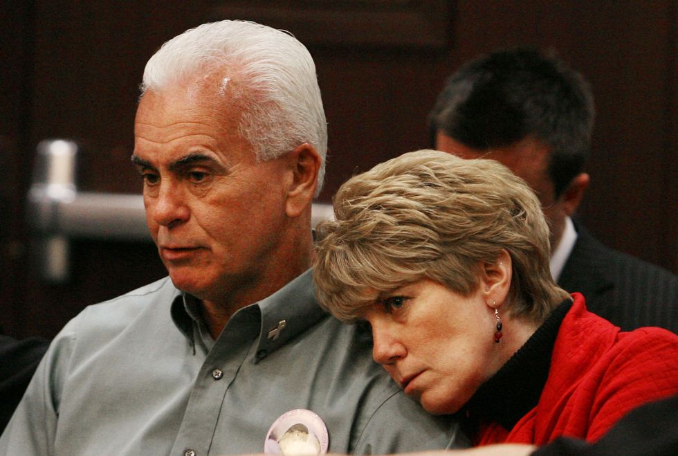 George and Cindy Anthony during a hearing for their daughter, Casey Anthony, at the Orange County Courthouse in Orlando, Florida on March 2, 2009