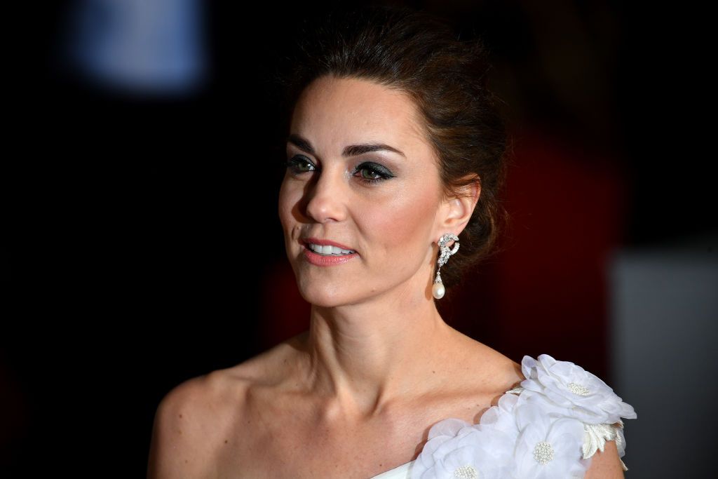 Kate Middleton Wears Gorgeous Two-Tone Gucci Dress to Gala Dinner