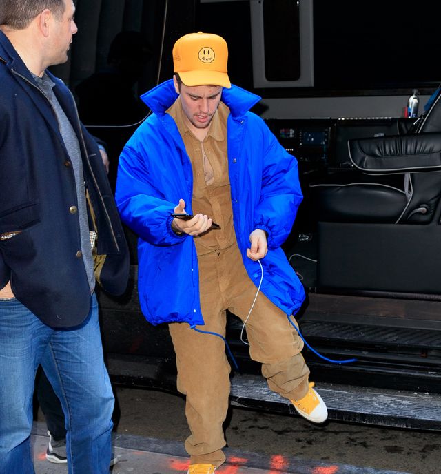 Justin Bieber Drew Blue Jacket