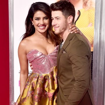 los angeles, california   february 11 l r priyanka chopra and  nick jonas attend the premiere of warner bros pictures isnt it romantic at the theatre at ace hotel on february 11, 2019 in los angeles, california photo by alberto e rodriguezgetty images