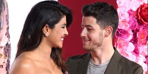 los angeles, california   february 11 priyanka chopra and nick jonas arrive at the premiere of warner bros pictures isnt it romantic  at the theatre at ace hotel on february 11, 2019 in los angeles, california photo by steve granitzwireimage