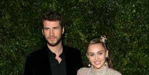 Miley Cyrus And Liam Hemsworth Chanel Pre-Oscars Party