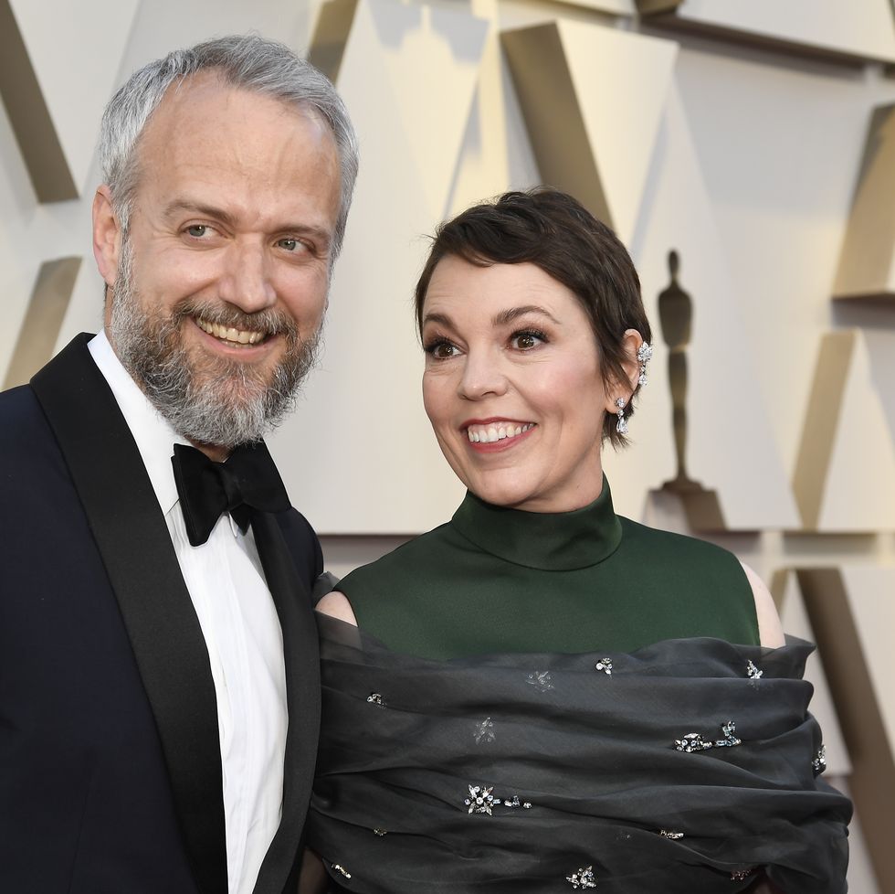 hollywood, california   february 24 l r ed sinclair and olivia colman attend the 91st annual academy awards at hollywood and highland on february 24, 2019 in hollywood, california photo by kevork djanseziangetty images