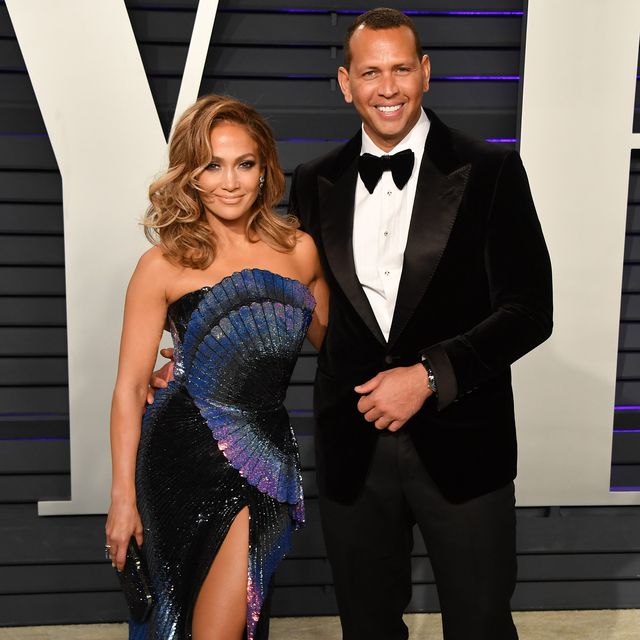 beverly hills, california   february 24 jennifer lopez and alex rodriguez attend the 2019 vanity fair oscar party hosted by radhika jones at wallis annenberg center for the performing arts on february 24, 2019 in beverly hills, california photo by george pimentelgetty images