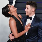 beverly hills, california   february 24 priyanka chopra and nick jonas attend the 2019 vanity fair oscar party hosted by radhika jones at wallis annenberg center for the performing arts on february 24, 2019 in beverly hills, california photo by george pimentelgetty images