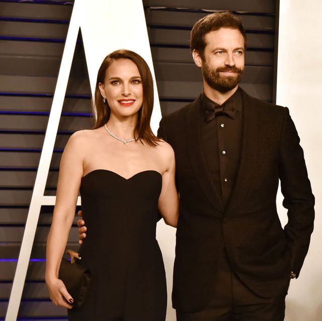 beverly hills, california february 24 natalie portman and benjamin millepied attend the 2019 vanity fair oscar party at wallis annenberg center for the performing arts on february 24, 2019 in beverly hills, california photo by david crottypatrick mcmullan via getty images