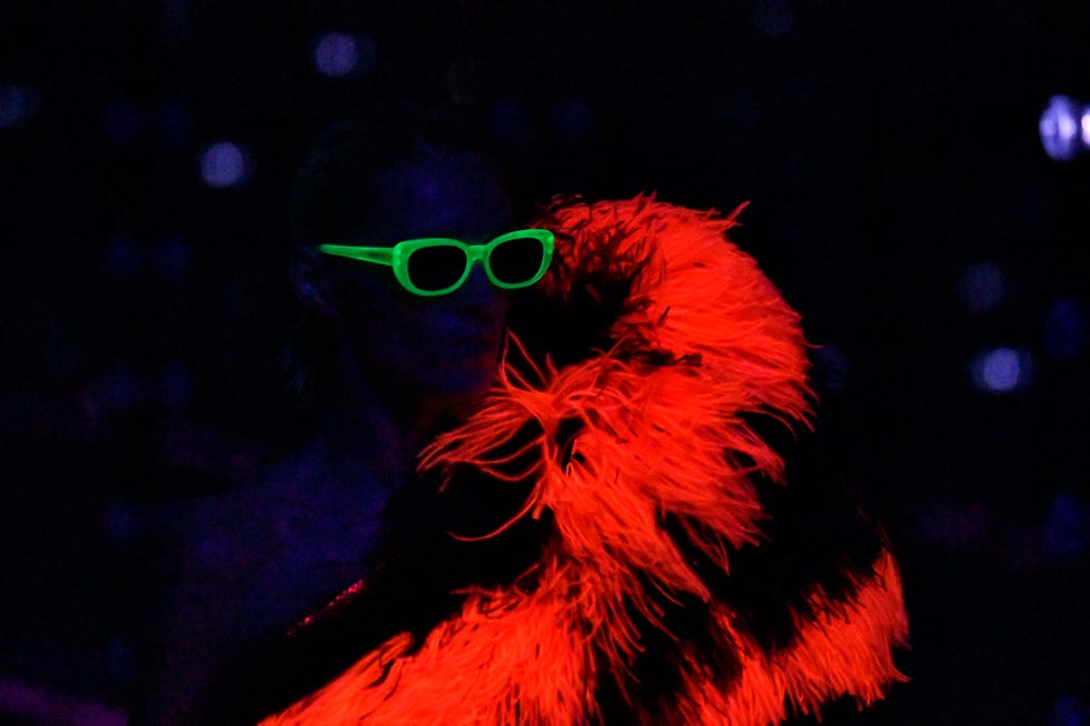 Eyewear, Glasses, Sunglasses, Event, Plant, Vision care, Performance, Fur, Space, Night, 