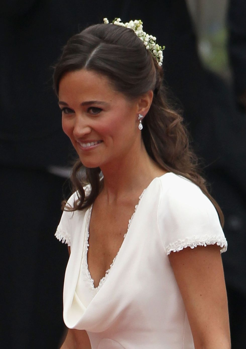 månedlige Frost forholdsord Pippa Middleton Wedding Earrings - Pippa's Wedding Day Jewelry