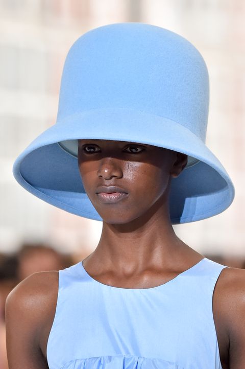 White, Clothing, Hat, Blue, Sun hat, Fashion accessory, Azure, Headgear, Fashion, Electric blue, 