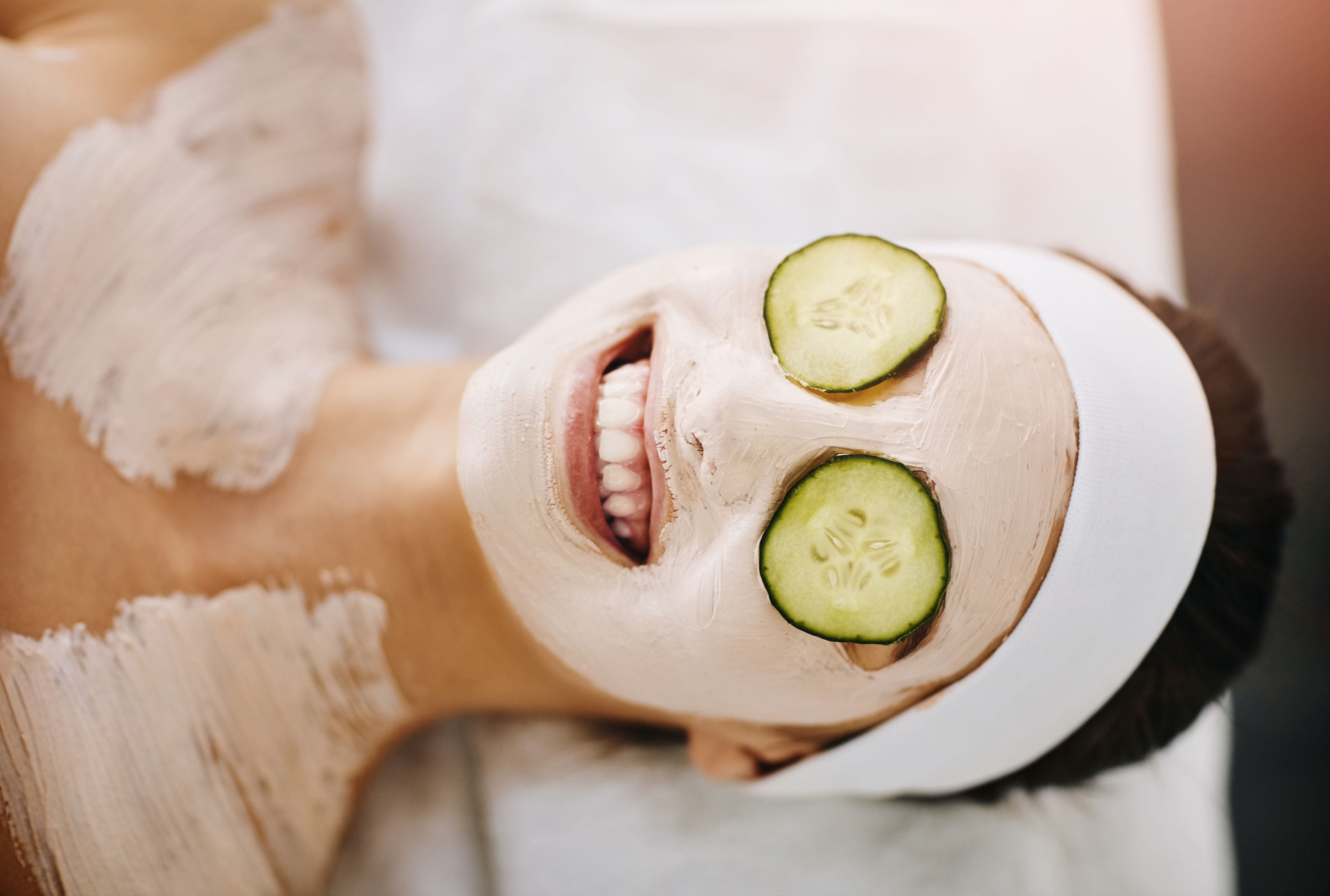 Cucumber face clearance mask