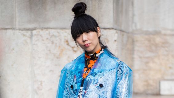 paris, france   march 04 susie lau is seen wearing blue see through coat outside stella mccartney during paris fashion week womenswear fallwinter 20192020 on march 04, 2019 in paris, france photo by christian vieriggetty images