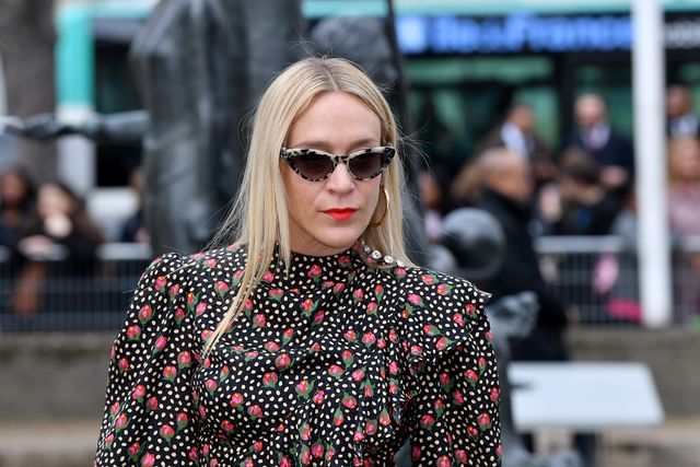 Chloe Sevigny spotted in New York with the GG Marmont top handle