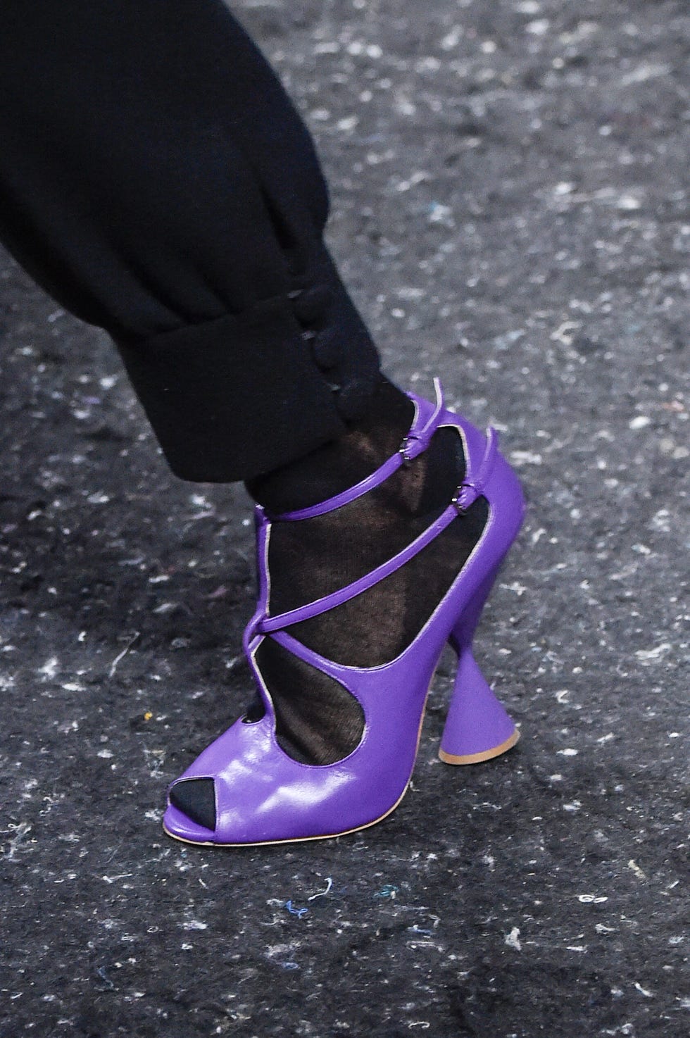 Purple, Footwear, Violet, Shoe, Blue, Pink, High heels, Leg, Fashion, Human leg, 