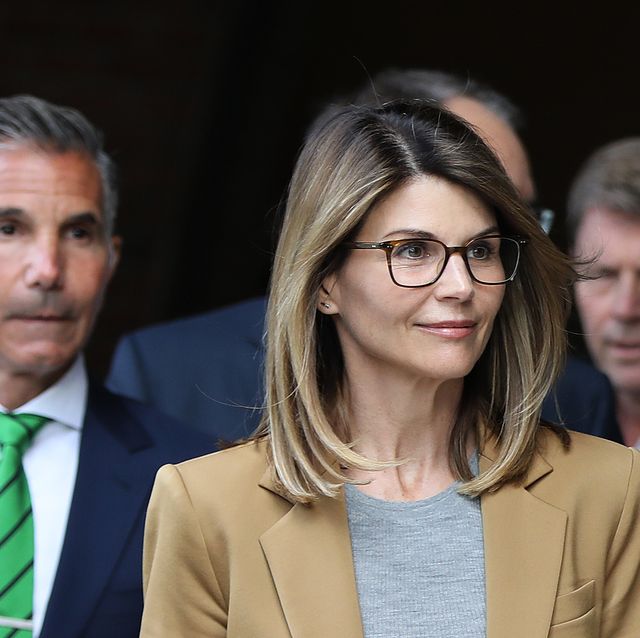 boston, ma   april 3 actress lori loughlin and her husband mossimo giannulli, wearing green tie at left, leave the john joseph moakley united states courthouse in boston on april 3, 2019 hollywood stars felicity huffman and lori loughlin were among 13 parents scheduled to appear in federal court in boston wednesday for the first time since they were charged last month in a massive college admissions cheating scandal they were among 50 people   including coaches, powerful financiers, and entrepreneurs   charged in a brazen plot in which wealthy parents allegedly schemed to bribe sports coaches at top colleges to admit their children many of the parents allegedly paid to have someone else take the sat or act exams for their children or correct their answers, guaranteeing them high scores photo by pat greenhousethe boston globe via getty images