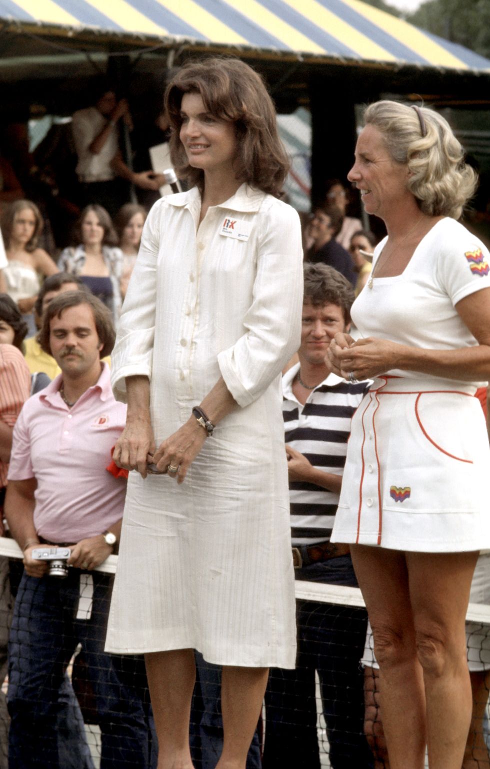 jackie onassis and ethel kennedy during 4th annual rfk pro celebrity tennis tournament at forest hills in forest hills, new york, united states photo by ron galella, ltdron galella collection via getty images