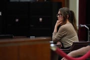 anna sorokin better known as anna delvey the 28 year old german national whose family moved there in 2007 from russia is seen in the courtroom during her trial at new york state supreme court in new york on april 11 2019 the self styled german heiress has been charged with grand larceny and theft of services charges alleging she swindled various people and businesses