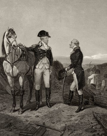 first meeting of george washington and alexander hamilton