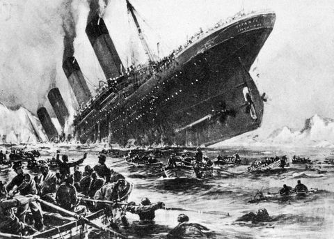The loss of SS Titanic, 14 April 1912: The lifeboats. All that was left of the greatest ship in the world - the lifeboats that carried most of the 705 survivors. Operated by the White Star Line, SS Titanic struck an iceberg in thick fog off Newfoundland.