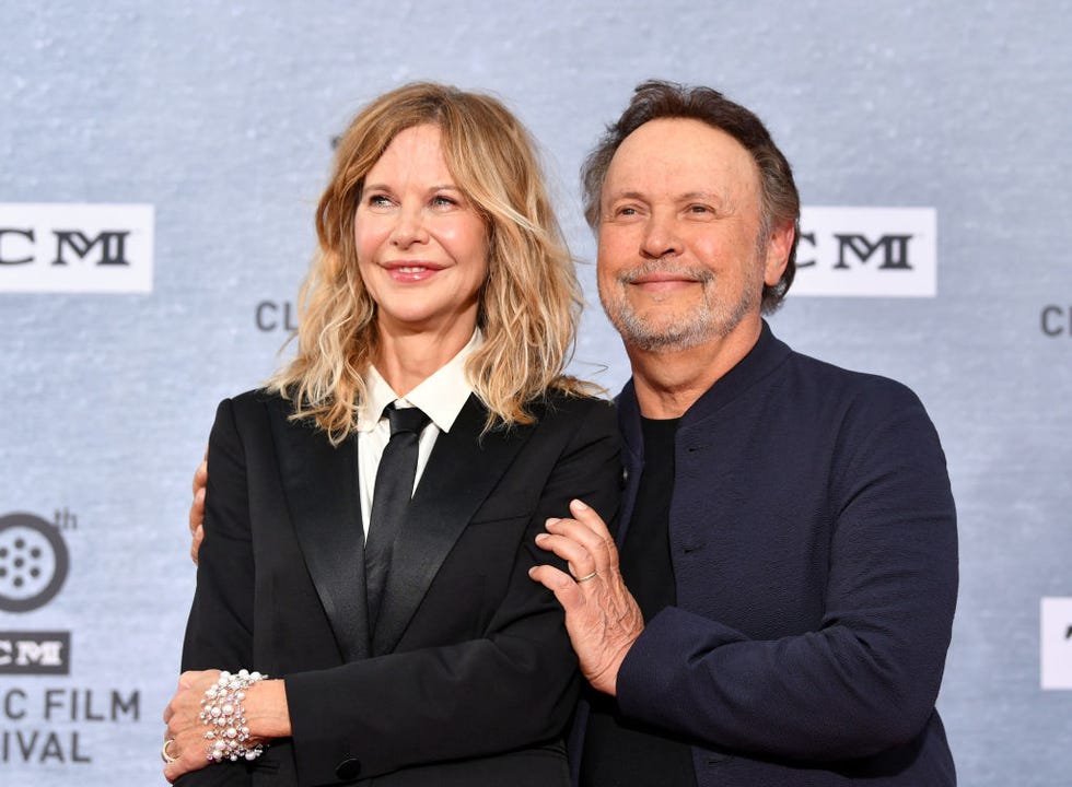 hollywood, ca april 11 l r meg ryan and billy crystal attend the 30th anniversary screening of when harry met sally opening night at the 2019 10th annual tcm classic film festival on april 11, 2019 in hollywood, california photo by emma mcintyregetty images for tcm