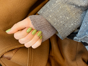 green nail polish