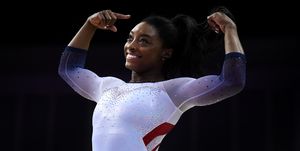 Simone Biles Does The Handstand Challenge