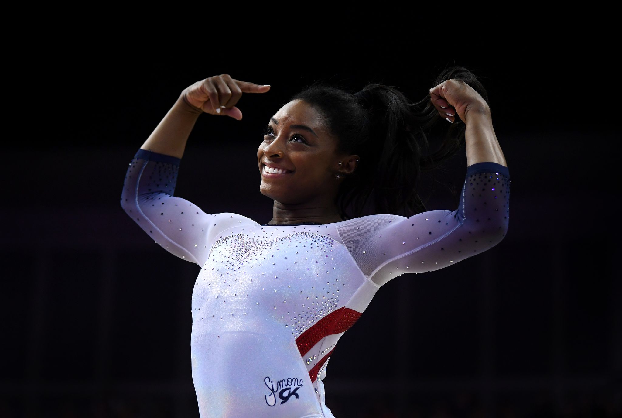 Simone Biles Does The Handstand Challenge