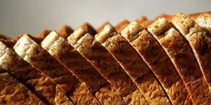 Close-Up Of Bread Slices