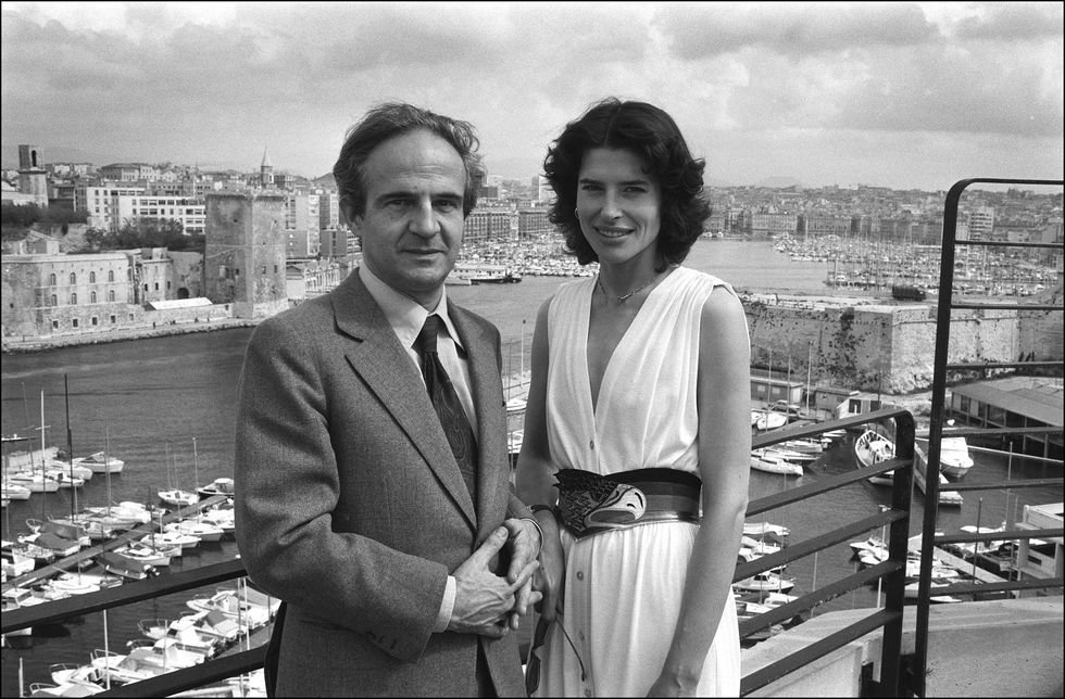 france   september 01  fanny ardant and francois truffaut present the film la femme da cote in marseille, france in september, 1981  photo by serge assiergamma rapho via getty images