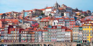 city porto oporto at rio douro the old town is listed as unesco world heritage portugal europe photo by enrico spanuredacouniversal images group via getty images