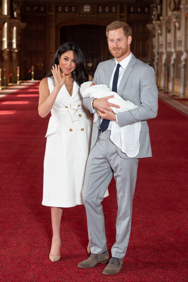 De Duchess en Duke of Sussex met baby Archie