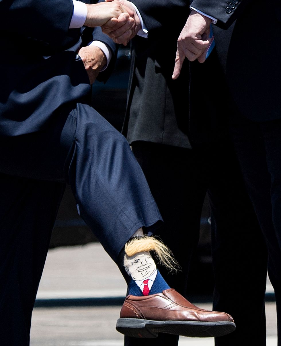 Donald Trump latest news socks