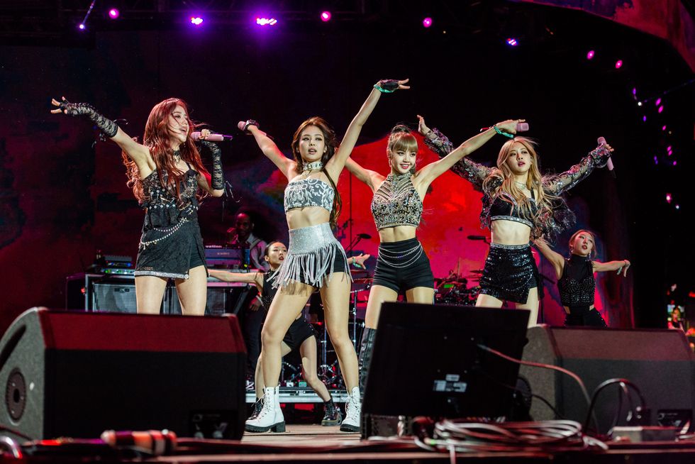 indio, california   april 19 blackpink performs during 2019 coachella valley music and arts festival on april 19, 2019 in indio, california photo by timothy norrisgetty images for coachella