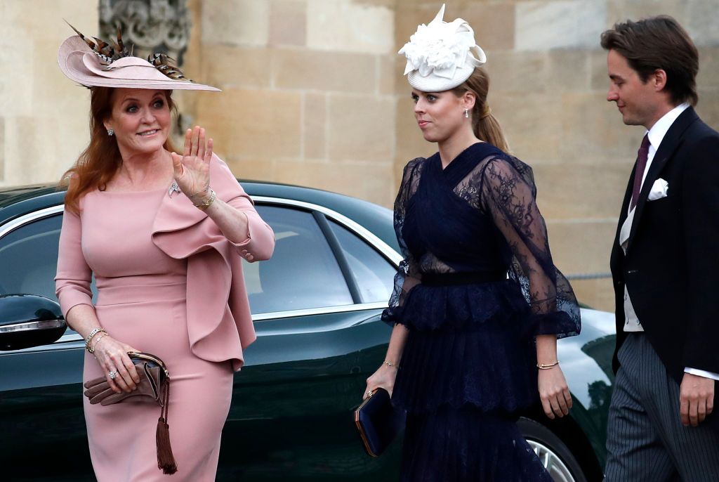 See Sarah Ferguson and Princess Beatrice's Stunning Dresses From Lady  Gabriella's Royal Wedding