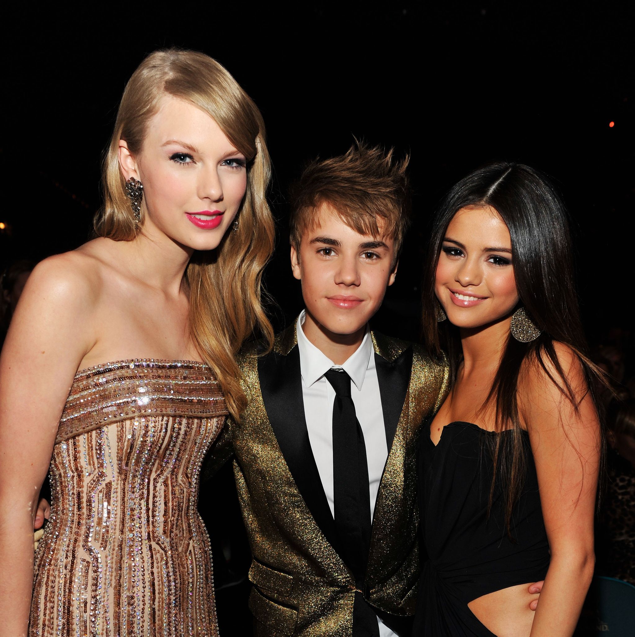 Taylor Swift, Justin Bieber and Selena Gomez